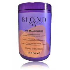 Matu maska Inebrya Blondesse No-Orange Mask, 1000 ml цена и информация | Средства для укрепления волос | 220.lv