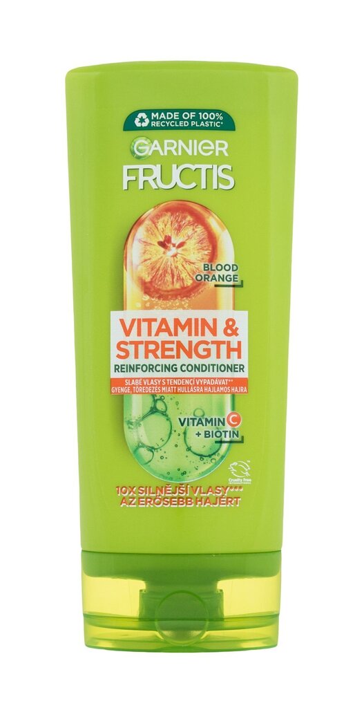 Fructis Vitamin & Strength (stiprinošs kondicionieris) 200 ml cena un informācija | Matu kondicionieri, balzāmi | 220.lv