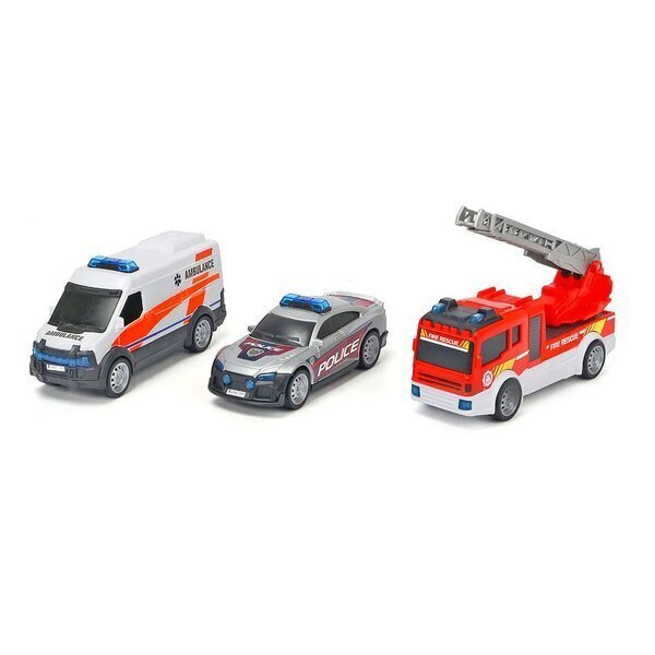 Glābšanas mašīnas Dickie Toys, 3 gab cena un informācija | Rotaļlietas zēniem | 220.lv