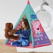 Spēļu telts John Tepee Peppa Pig цена и информация | Детские игровые домики | 220.lv