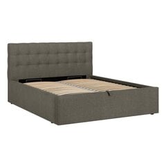 Bed LEENA 160x200cm, beige цена и информация | Кровати | 220.lv