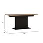 Table BROLO 160/200x90xH76cm цена и информация | Virtuves galdi, ēdamgaldi | 220.lv