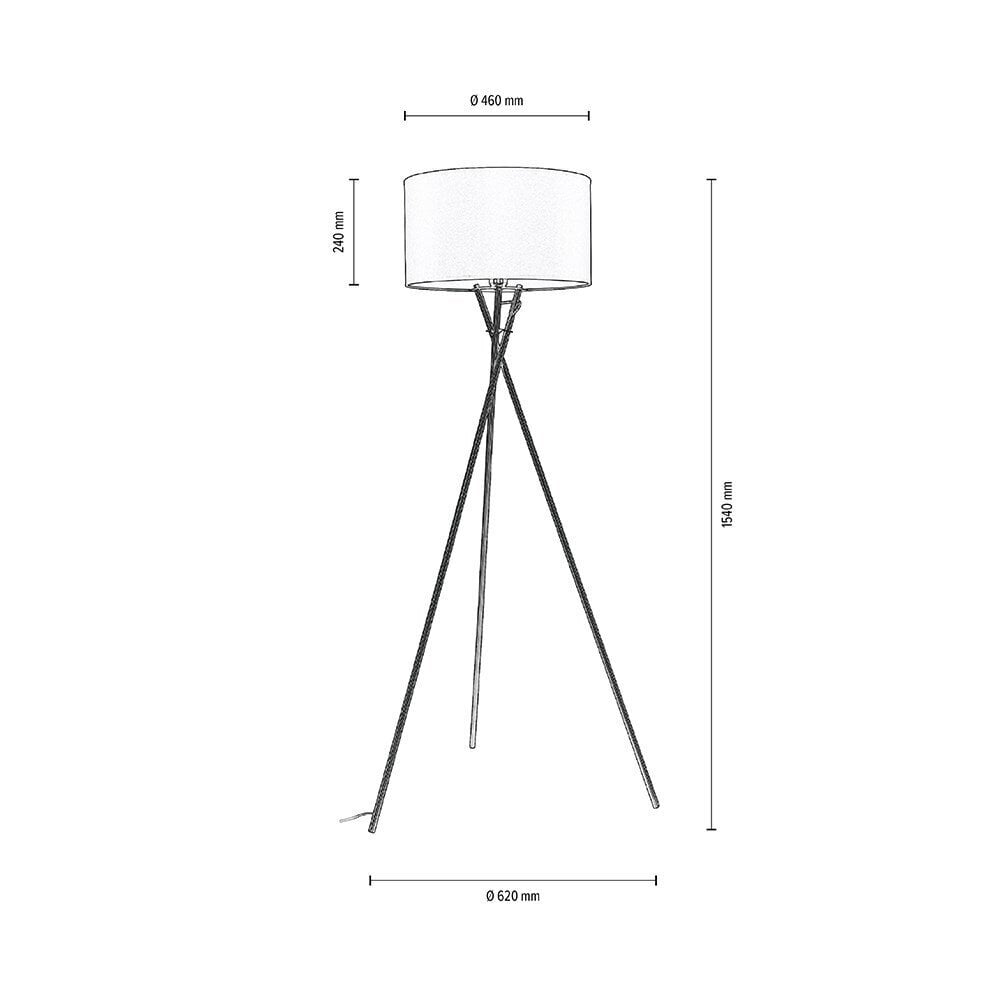 Stāvlampa Hugo cena un informācija | Stāvlampas | 220.lv