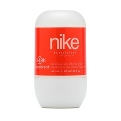Женский шариковый дезодорант Nike Coral Crush, 48 часов, 50 мл цена и информация | Nike Духи, косметика | 220.lv