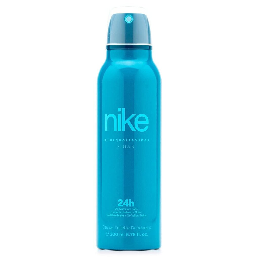 Izsmidzināms dezodorants Nike Turquoise Vibes Vīriešu 24 stundas (200 ml) cena un informācija | Dezodoranti | 220.lv