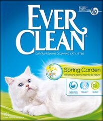 Kaķu pakaiši EverClean Spring Garden, 10 L cena un informācija | Kaķu smiltis, pakaiši | 220.lv