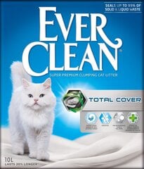 Kaķu pakaiši EverClean Total Cover, 10 L cena un informācija | Kaķu smiltis, pakaiši | 220.lv