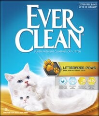 Наполнители для котов EverClean Litter Free Paws, 10 л цена и информация | Наполнители для туалета | 220.lv