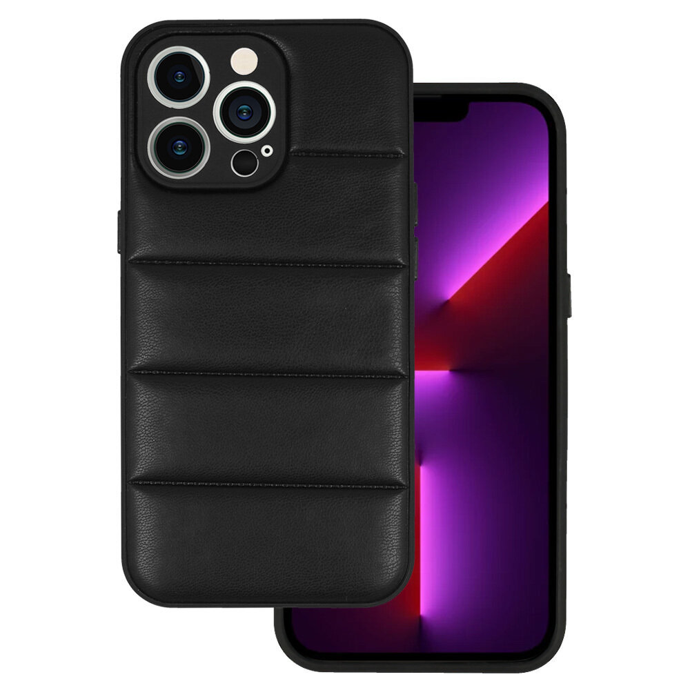 Vāciņš Leather 3D - Samsung Galaxy A13 5G/A04S D2, melns цена и информация | Telefonu vāciņi, maciņi | 220.lv