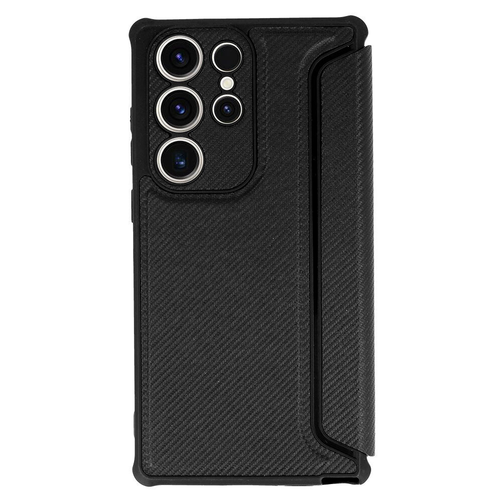 Vāciņš Razor Book - Samsung Galaxy S23 Ultra, melns cena un informācija | Telefonu vāciņi, maciņi | 220.lv