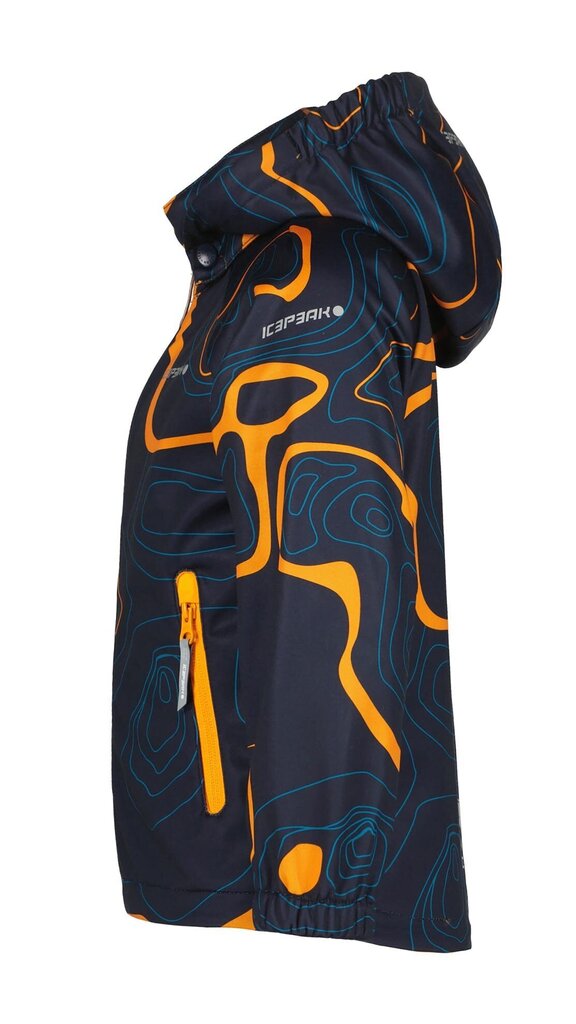 Icepeak bērnu softshell jaka Joice 51869-3*390, tumši zils/oranžs 6438535439707 cena un informācija | Zēnu virsjakas | 220.lv