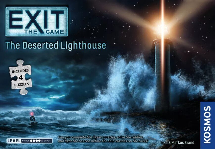 Galda spēle Exit: The Game and Puzzle The Deserted Lighthouse, EN cena un informācija | Galda spēles | 220.lv