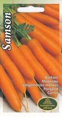 Морковь Нантская 5 САМСОН. Семена моркови цена и информация | Семена овощей, ягод | 220.lv
