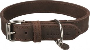 Trixie Rustic ādas apkakle, M 37-44cm/25mm, brūna cena un informācija | Apkakles, siksnas suņiem | 220.lv