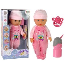 Lean rotaļlietas Baby Doll Sound Bottle Rozā pidžama цена и информация | Игрушки для девочек | 220.lv