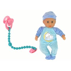 Baby Doll ar zilu pidžamu cena un informācija | Rotaļlietas meitenēm | 220.lv