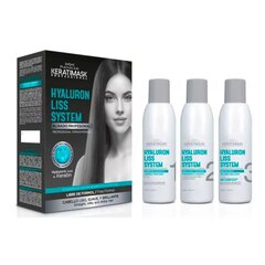 Profesionāls iztaisnošanas komplekts Be Natural Keratimask Professional Kit, 3 gb. cena un informācija | Kosmētika matu stiprināšanai | 220.lv