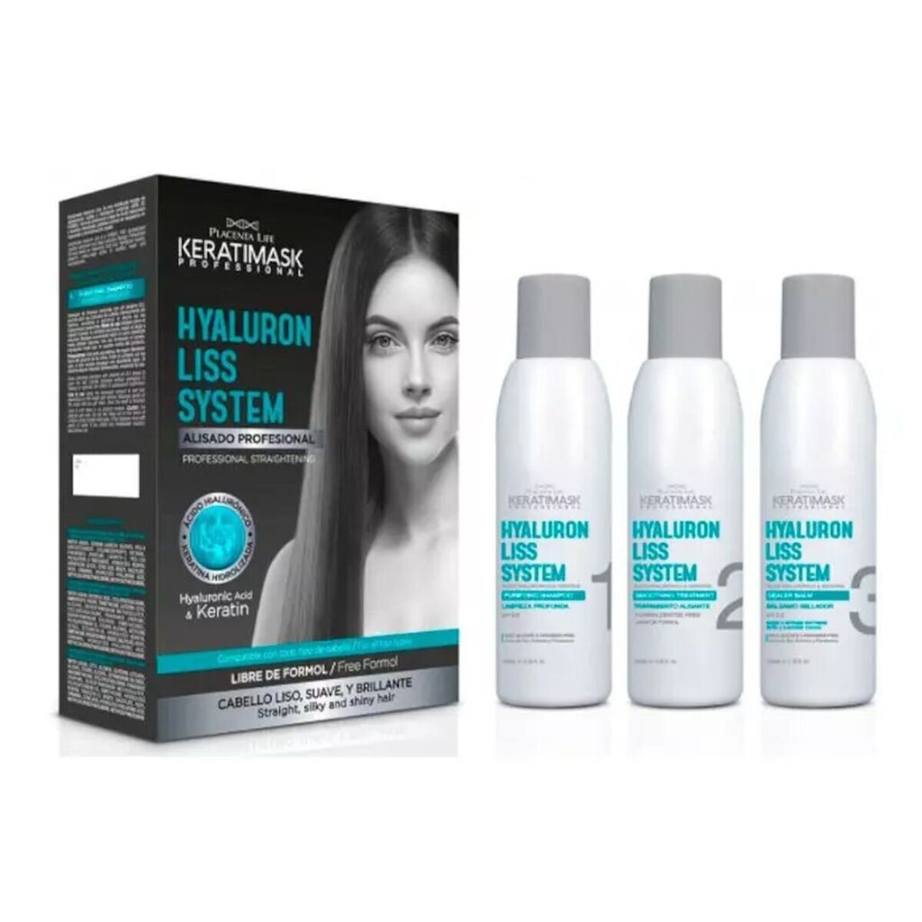 Profesionāls iztaisnošanas komplekts Be Natural Keratimask Professional Kit, 3 gb. цена и информация | Matu uzlabošanai | 220.lv