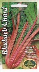 Мангольдс Rhubard Chard цена и информация | Семена овощей, ягод | 220.lv