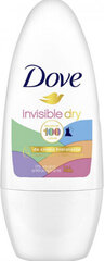 Dezodorants Dove Invisible Desodorant Roll On 50ml cena un informācija | Dezodoranti | 220.lv