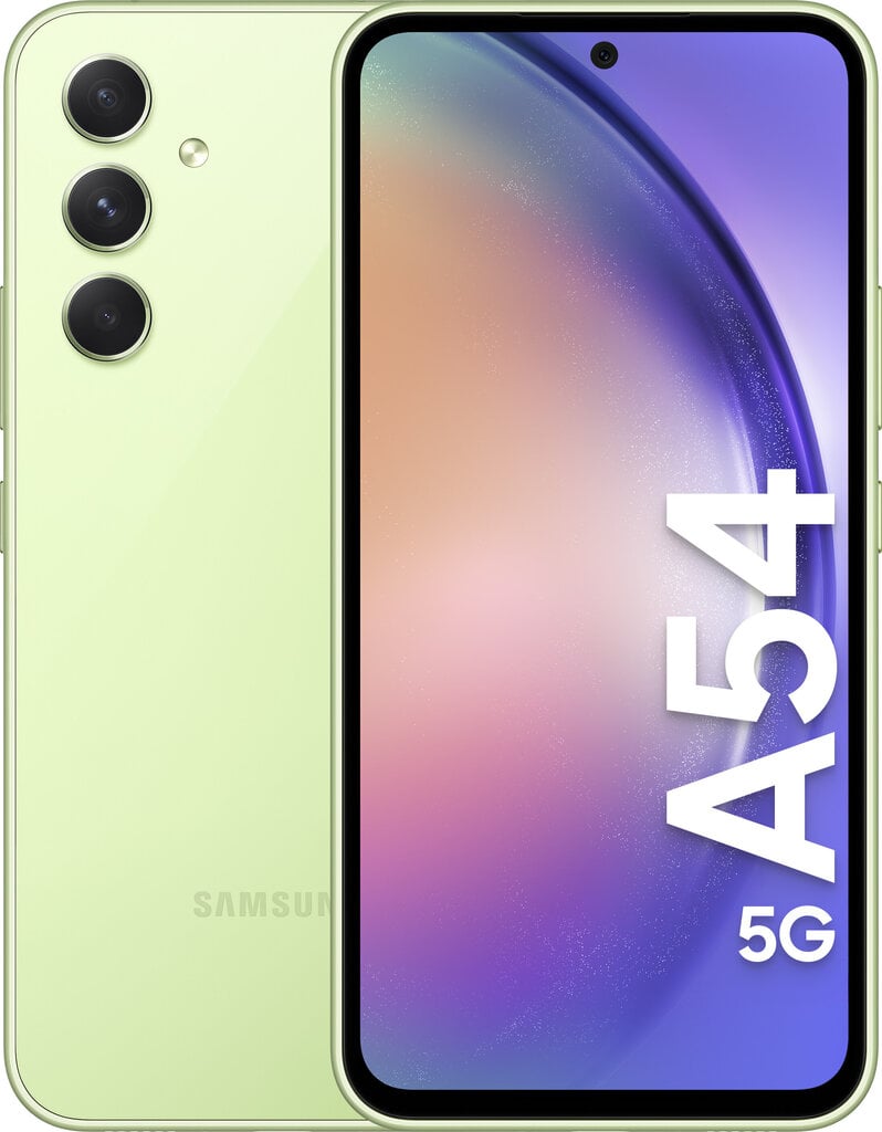 Samsung Galaxy A54 5G 8/128GB SM-A546BLGCEUE Light Green cena un informācija | Mobilie telefoni | 220.lv