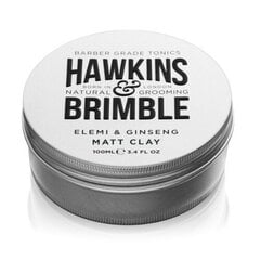 Matu māls Hawkins un Brimble Matt Clay (Elemi & Ginseng Matt Clay) 100 ml цена и информация | Средства для укладки волос | 220.lv