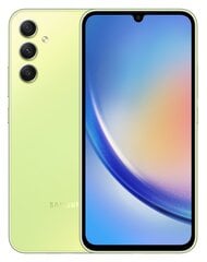 Samsung МОБИЛЬНЫЙ ТЕЛЕФОН GALAXY A34 5G/256GB LIME SM-A346B SAMSUNG цена и информация | Samsung Мобильные телефоны и аксессуары | 220.lv