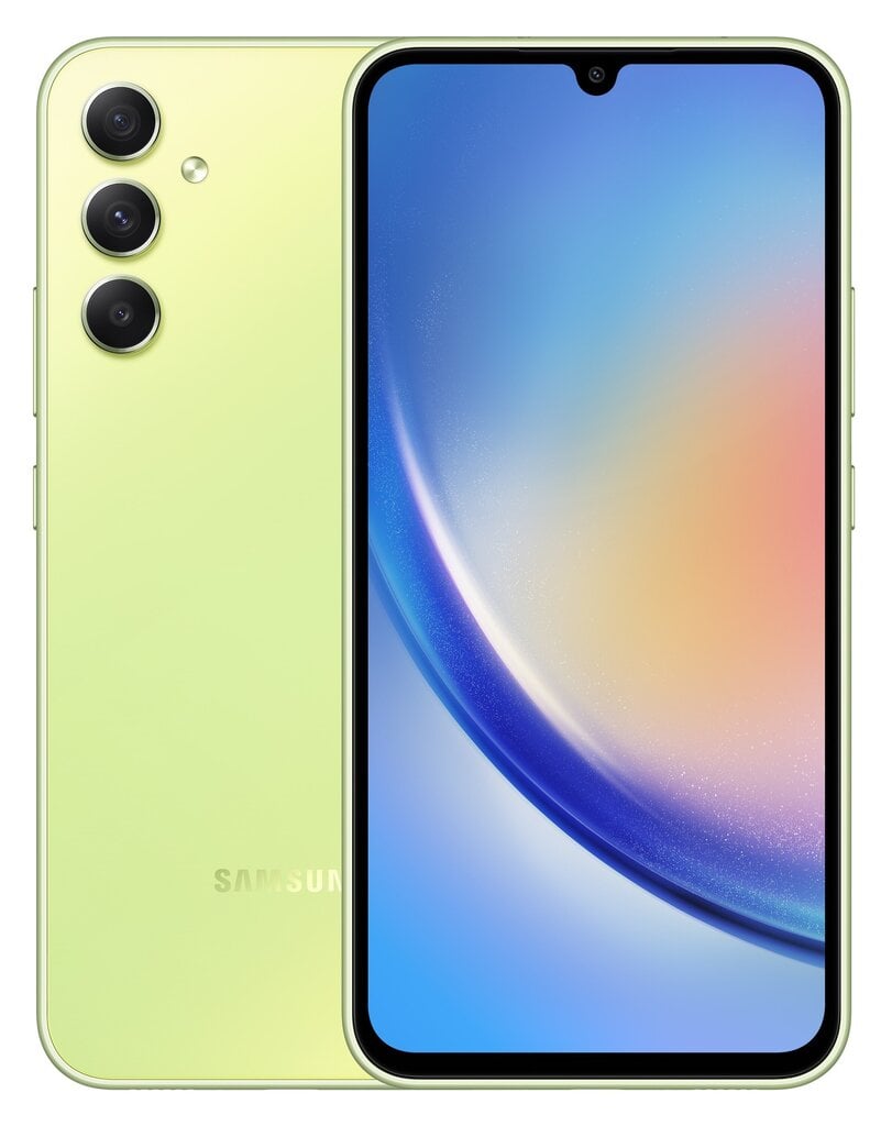 Samsung Galaxy A34 5G 8/256GB SM-A346BLGEEUE Light Green cena un informācija | Mobilie telefoni | 220.lv