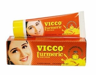 Крем для лица с куркумой Turmeric, Vicco, 30 мл цена и информация | Наносите на чистую кожу лица. Подержите около 10-15 минут и смойте водой. | 220.lv