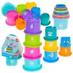 Сортировочные стаканчики, 9 шт. цена и информация | Игрушки для малышей | 220.lv