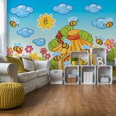 Consalnet Фотообои флизелиновые Happy Busy Bees 416 x 254 cm 10008VEXXXL цена и информация | Фотообои | 220.lv