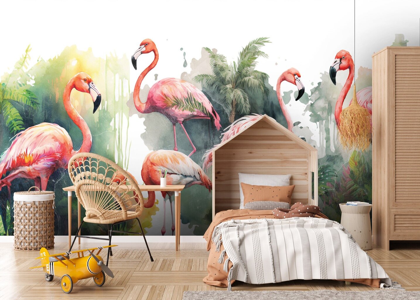 Consalnet Fototapeta Flamingos 312 x 219 cm 14558VEXXL цена и информация | Fototapetes | 220.lv