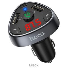 FM - трансмиттер Hoco E51 Road treasure, 2*USB+USB-C, Bluetooth//TF цена и информация | FM Модуляторы | 220.lv