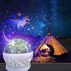Mini burvju bumba rezultātā nakts gaisma - gaismas projektors цена и информация | Детские светильники | 220.lv
