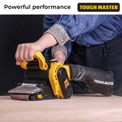 Ленточная шлифовальная машина Tough Master TM-BS76E, 75x457 мм, кабель 3, 800 Вт цена и информация | Шлифовальные станки | 220.lv