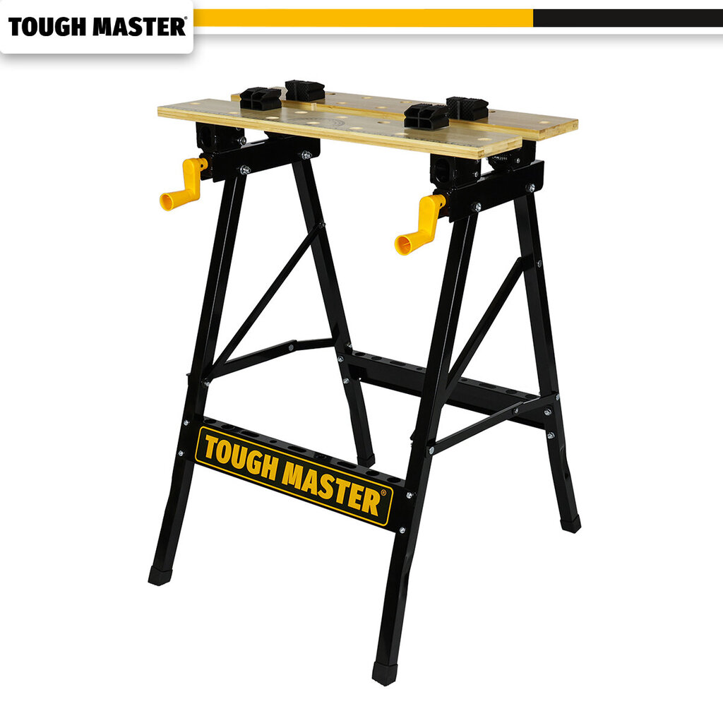 Darba galds, Darbagalds, salokāms, 100kg , 60,5 x 62 x 79,5 cm UK BRAND TOUGH MASTER® TM-WB100B cena un informācija | Rokas instrumenti | 220.lv