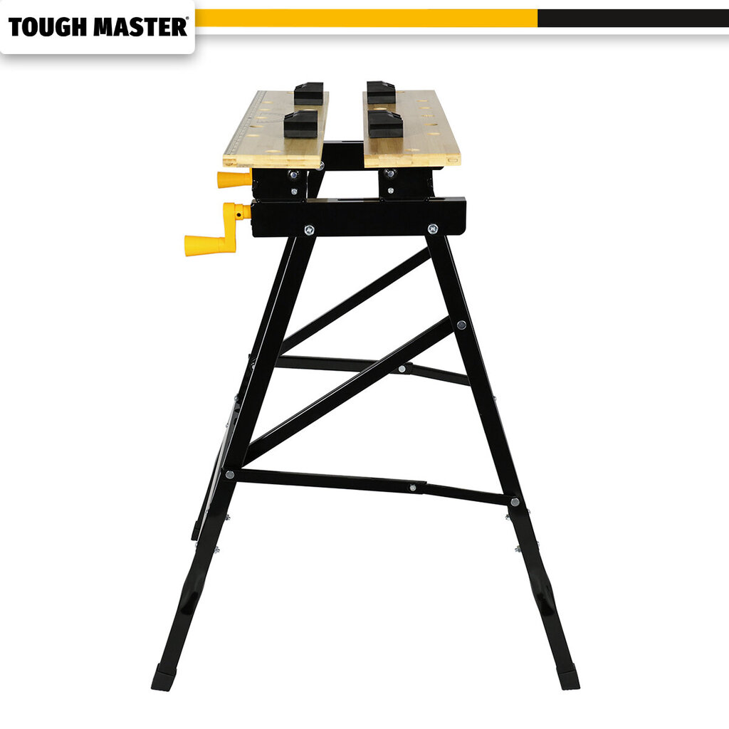 Darba galds, Darbagalds, salokāms, 100kg , 60,5 x 62 x 79,5 cm UK BRAND TOUGH MASTER® TM-WB100B cena un informācija | Rokas instrumenti | 220.lv