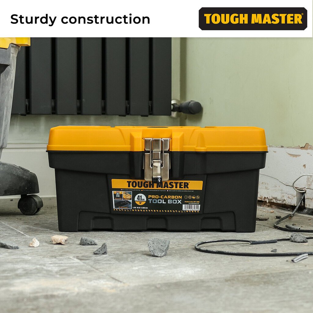 Instrumentu kaste 41 x 21 x 20cm . UK BRAND TOUGH MASTER UPT-4005 цена и информация | Instrumentu kastes | 220.lv