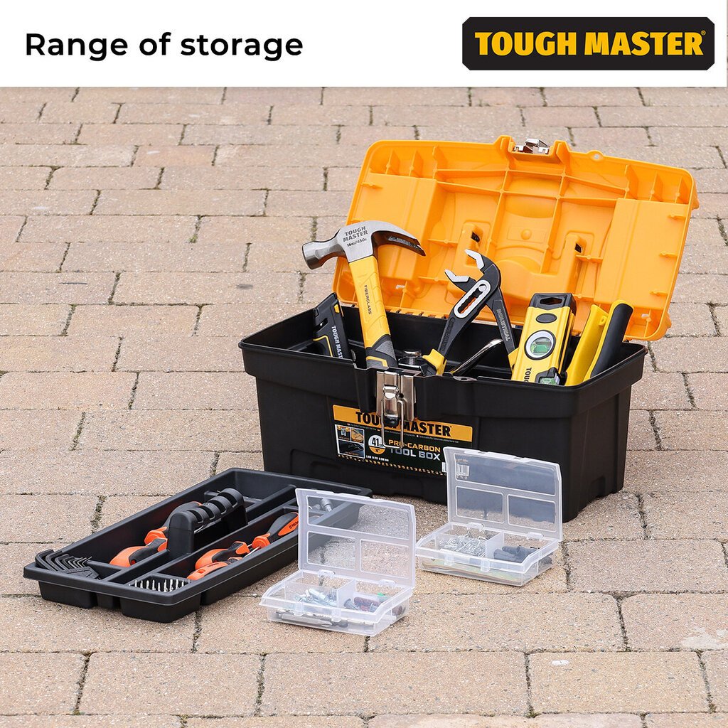 Instrumentu kaste 41 x 21 x 20cm . UK BRAND TOUGH MASTER UPT-4005 цена и информация | Instrumentu kastes | 220.lv