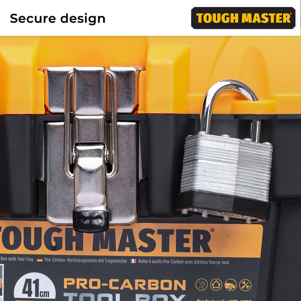 Instrumentu kaste 41 x 21 x 20cm . UK BRAND TOUGH MASTER UPT-4005 cena un informācija | Instrumentu kastes | 220.lv