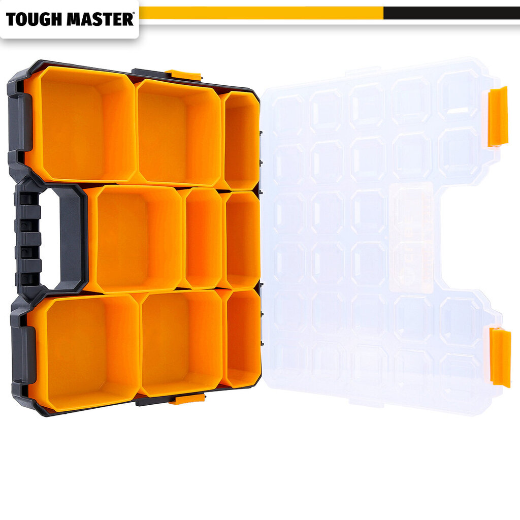 Instrumentu kaste, organizators 31 x 27 x 6,2 cm UK BRAND TOUGH MASTER UPT-4021 цена и информация | Instrumentu kastes | 220.lv