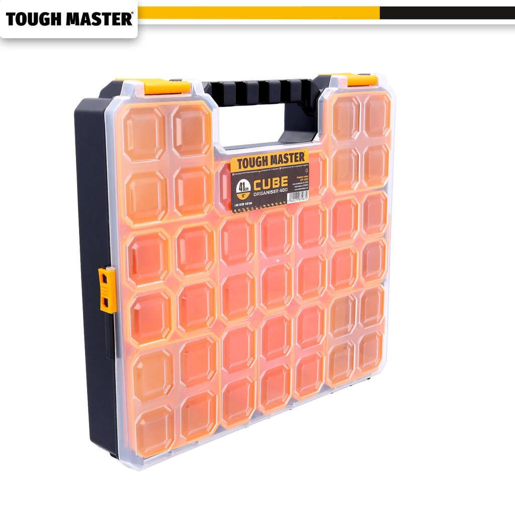 Instrumentu kaste, organizators 36 x 32 x 6,5 cm UK BRAND TOUGH MASTER UPT-4022 цена и информация | Instrumentu kastes | 220.lv