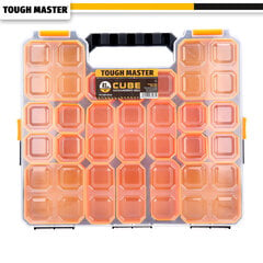 Instrumentu kaste, organizators 36 x 32 x 6,5 cm UK BRAND TOUGH MASTER UPT-4022 cena un informācija | Instrumentu kastes | 220.lv