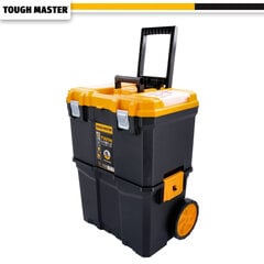 Ящик для инструментрументов Tough Master UPT-5039 на колесах, ‎63 x 49 x 34 см цена и информация | Ящики для инструментов, держатели | 220.lv