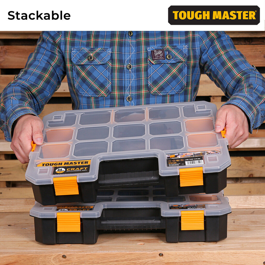 Instrumentu kaste, organizators 440 x 327 x 75 mm UK BRAND TOUGH MASTER TM-UPT-5022 цена и информация | Instrumentu kastes | 220.lv