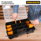 Instrumentu kaste, organizators 440 x 327 x 75 mm UK BRAND TOUGH MASTER TM-UPT-5022 цена и информация | Instrumentu kastes | 220.lv