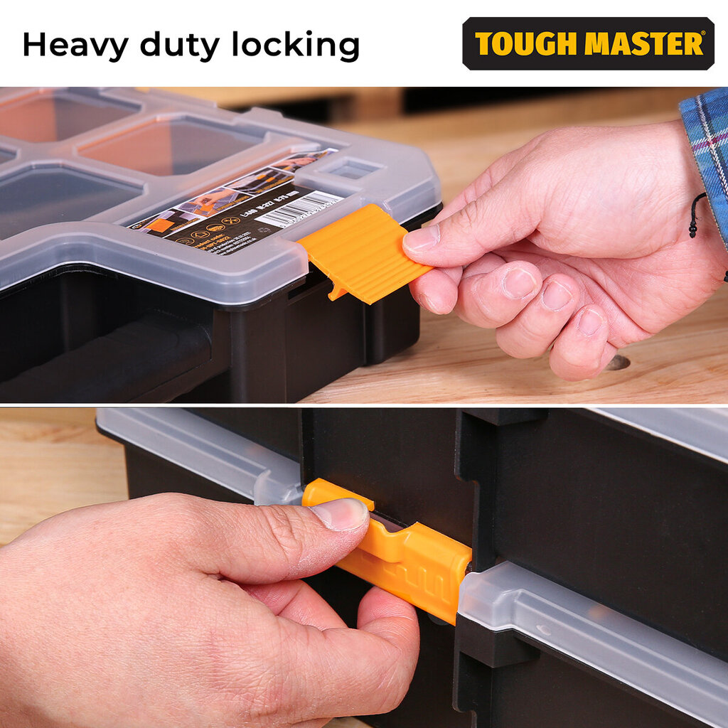 Instrumentu kaste, organizators 440 x 327 x 75 mm UK BRAND TOUGH MASTER TM-UPT-5022 цена и информация | Instrumentu kastes | 220.lv