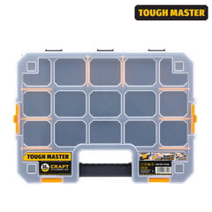 Instrumentu kaste, organizators 440 x 327 x 75 mm UK BRAND TOUGH MASTER TM-UPT-5022 cena un informācija | Instrumentu kastes | 220.lv