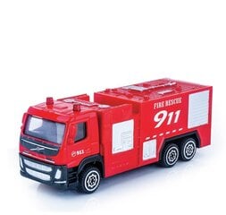 MSZ Miniatūrais modelis Volvo Fire Engine, izmērs 1:72 cena un informācija | Rotaļlietas zēniem | 220.lv