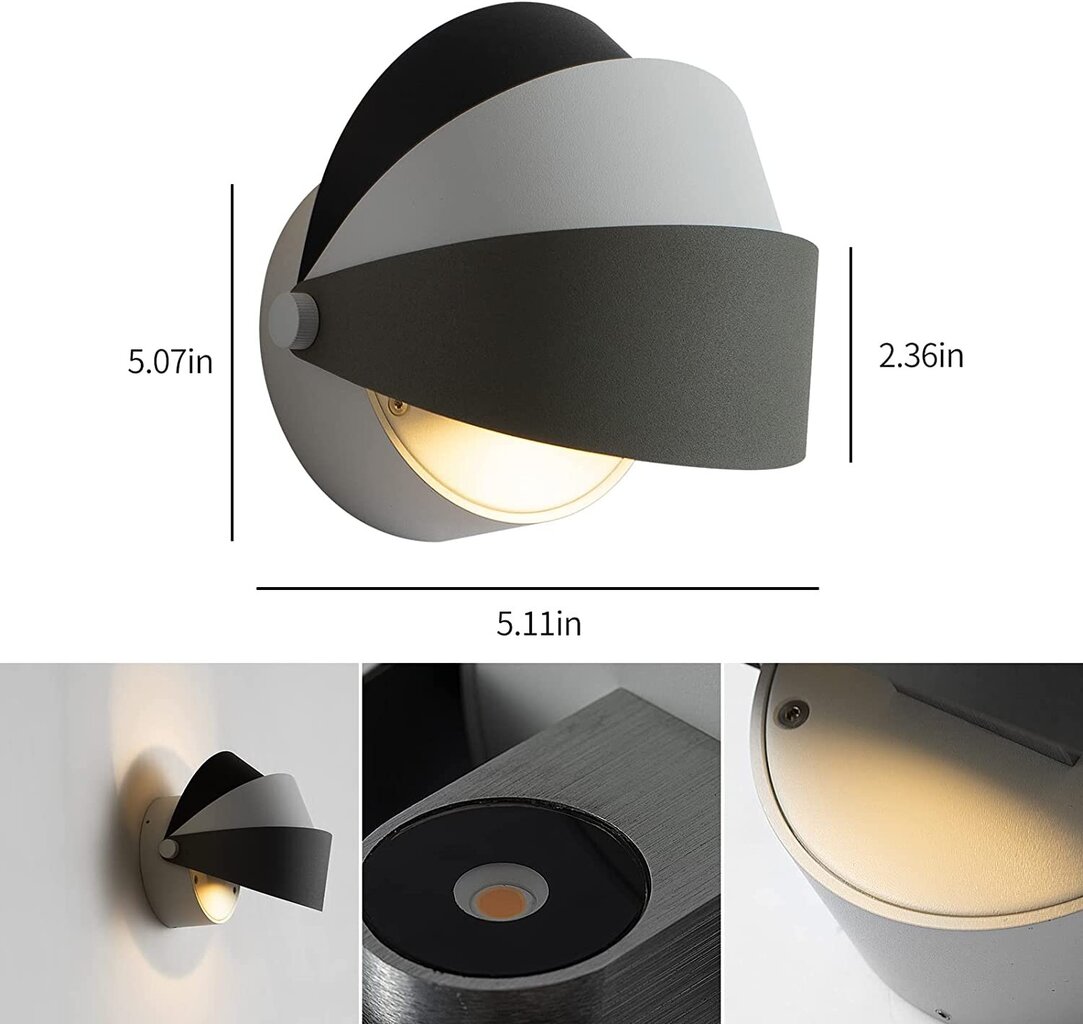 Mardanies LED sienas lampa, IP65, 3W, 3000K цена и информация | Sienas lampas | 220.lv